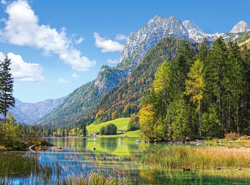 CASTORLAND Puzzle Zuflucht in den Alpen 2000 Teile
