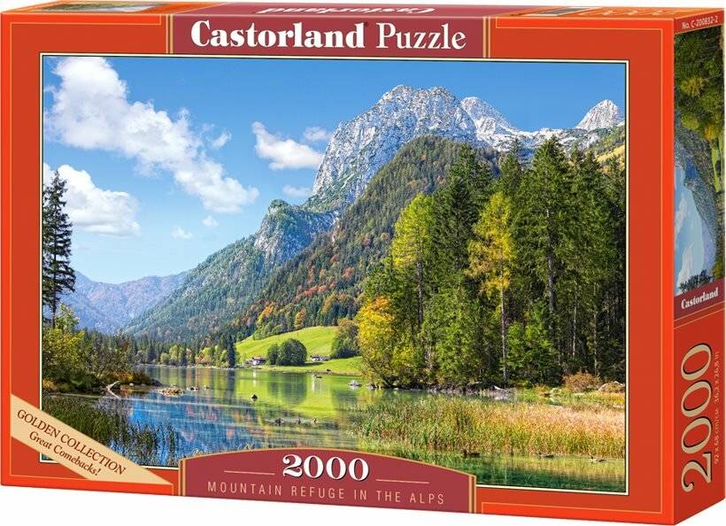 CASTORLAND Puzzle Zuflucht in den Alpen 2000 Teile