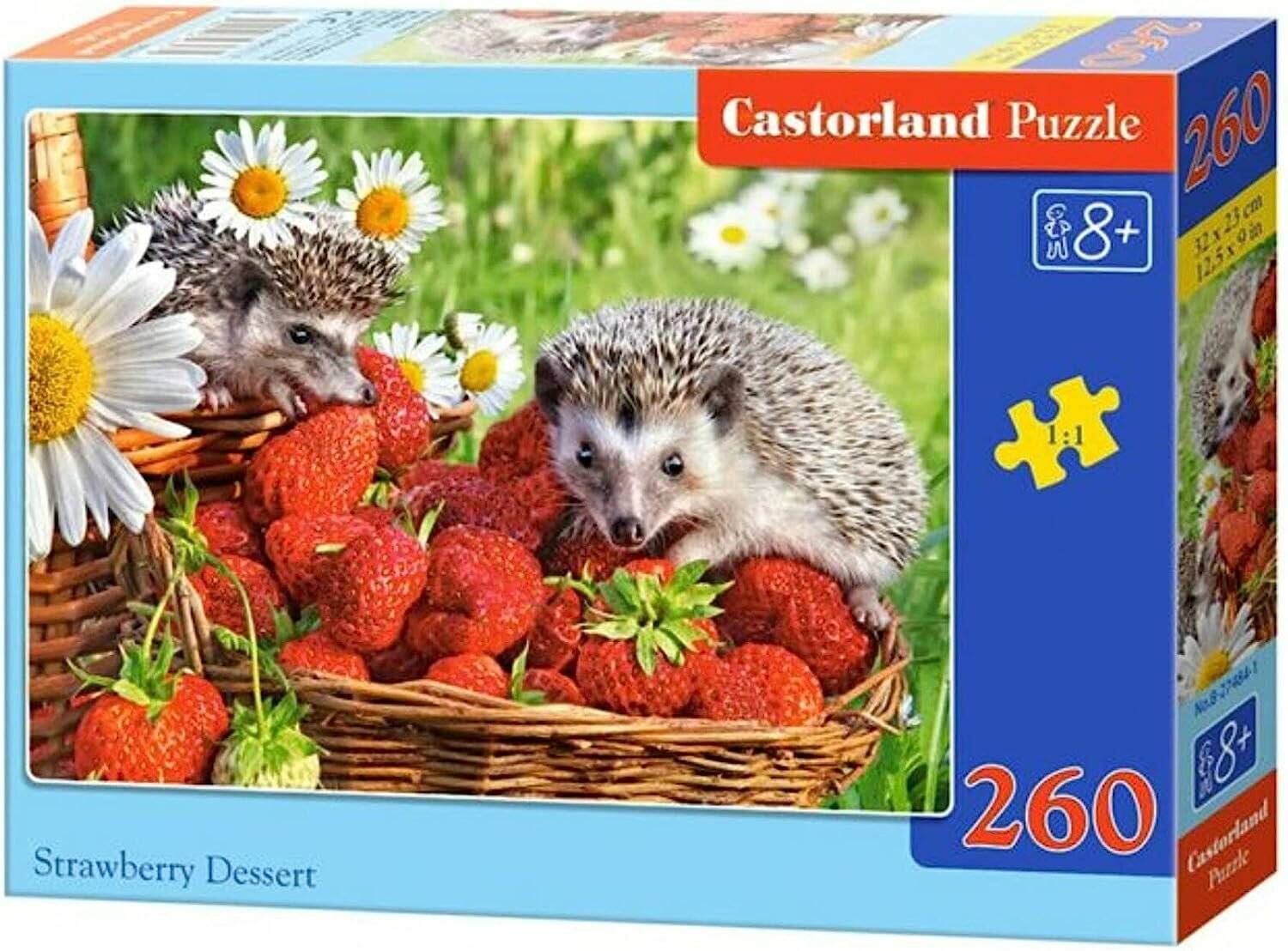 CASTORLAND Erdbeer-Dessert-Puzzle 200 Teile