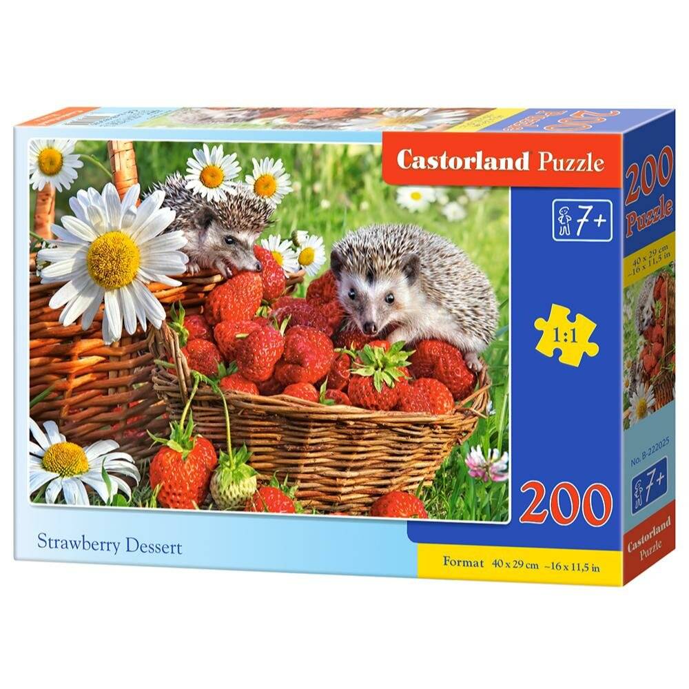 CASTORLAND Erdbeer-Dessert-Puzzle 200 Teile
