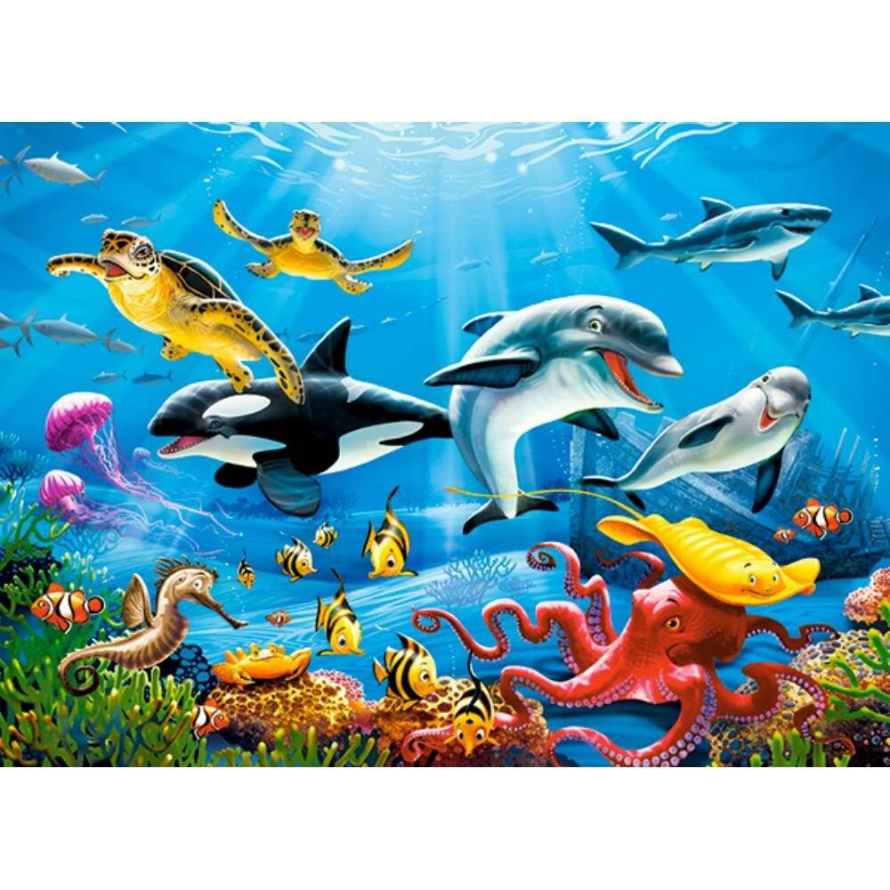 CASTORLAND Puzzle Tropische Unterwasserwelt 200 Teile