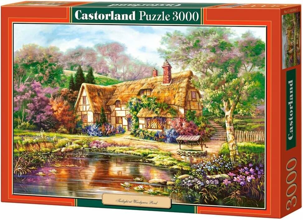 CASTORLAND Puzzle Dämmerung am Teich 3000 Teile