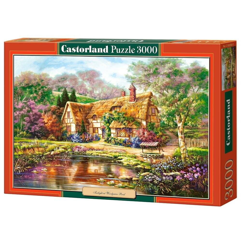 CASTORLAND Puzzle Dämmerung am Teich 3000 Teile