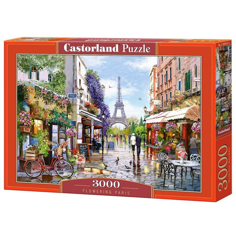 CASTORLAND Puzzle Blühendes Paris 3000 Teile