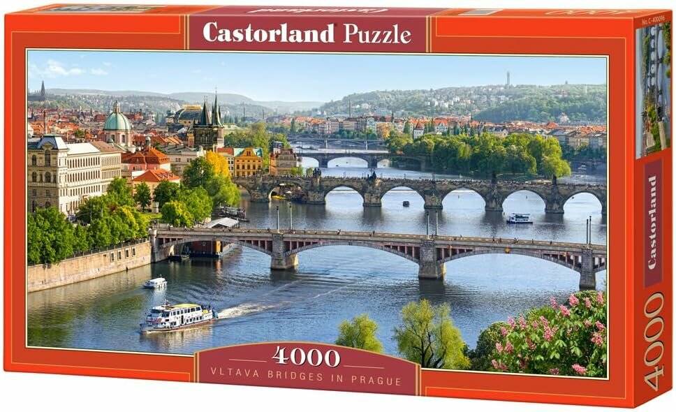 CASTORLAND Puzzle Moldaubrücken 4000 Teile