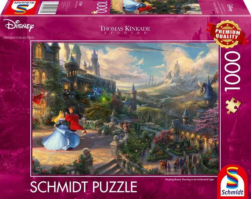 Thomas Kinkade Studios: Sleeping Beauty Dancing in the Enchanted Light