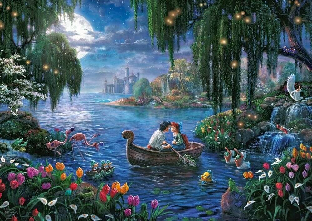 Thomas Kinkade Studios: The Little Mermaid and Prince Eric