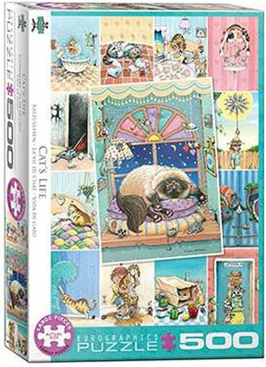 EUROGRAPHICS Cat Life Puzzle XL 500 Teile