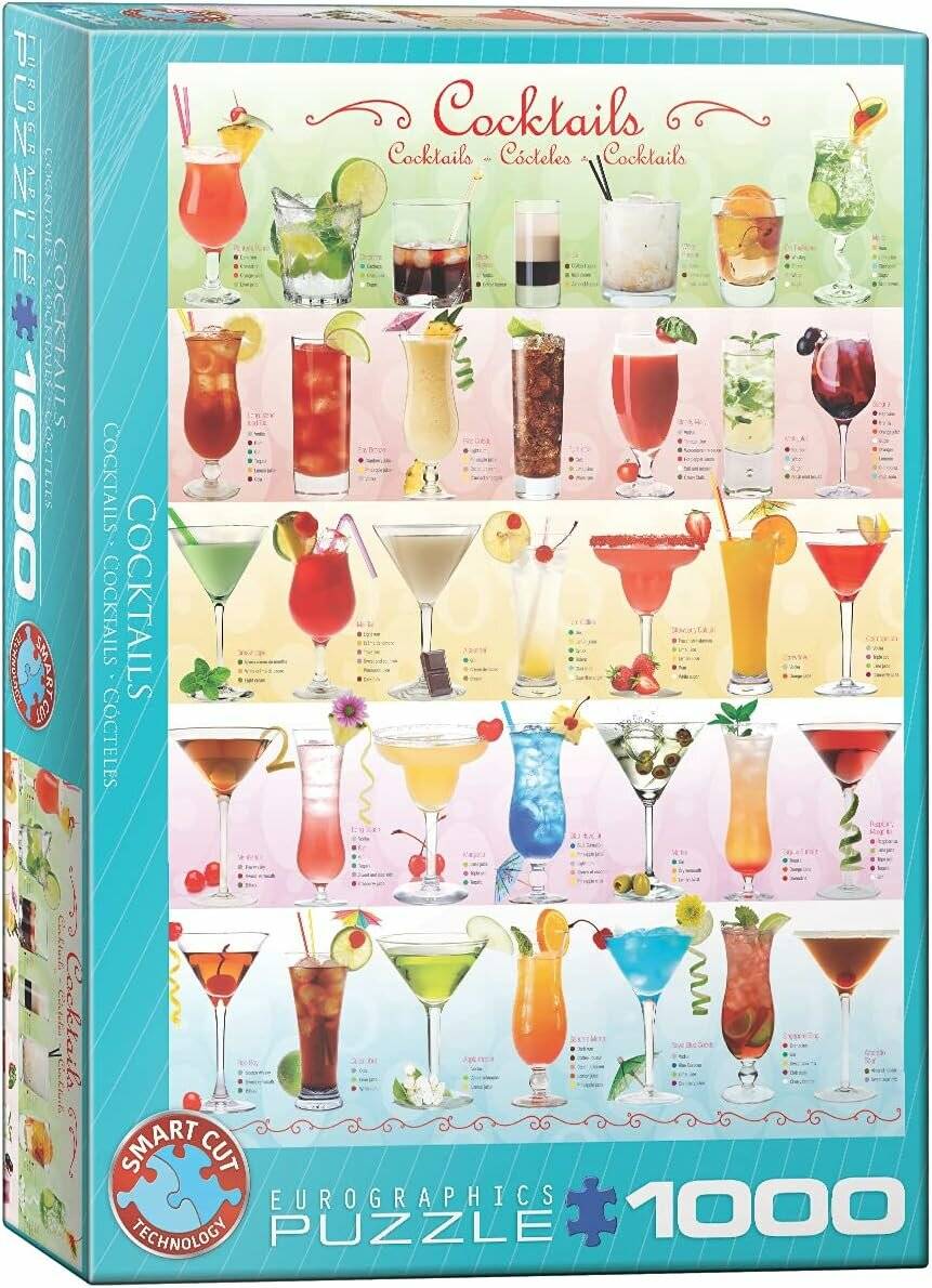EUROGRAPHICS Puzzle Cocktails 1000 Teile