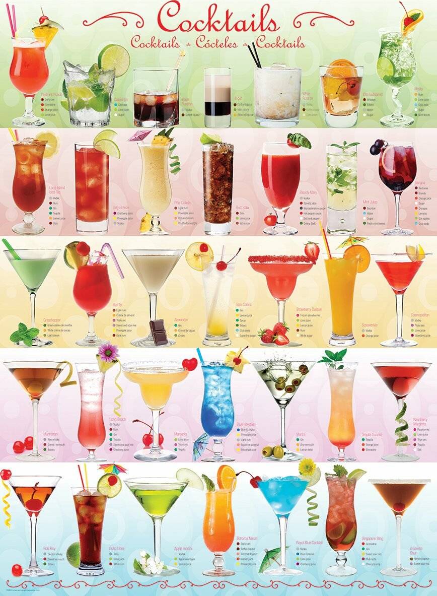 EUROGRAPHICS Puzzle Cocktails 1000 Teile