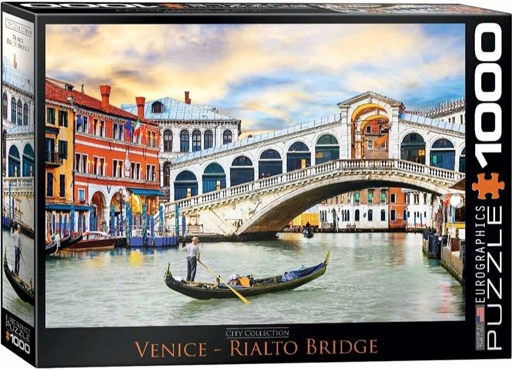 EUROGRAPHICS Puzzle Rialtobrücke, Venedig 1000 Teile