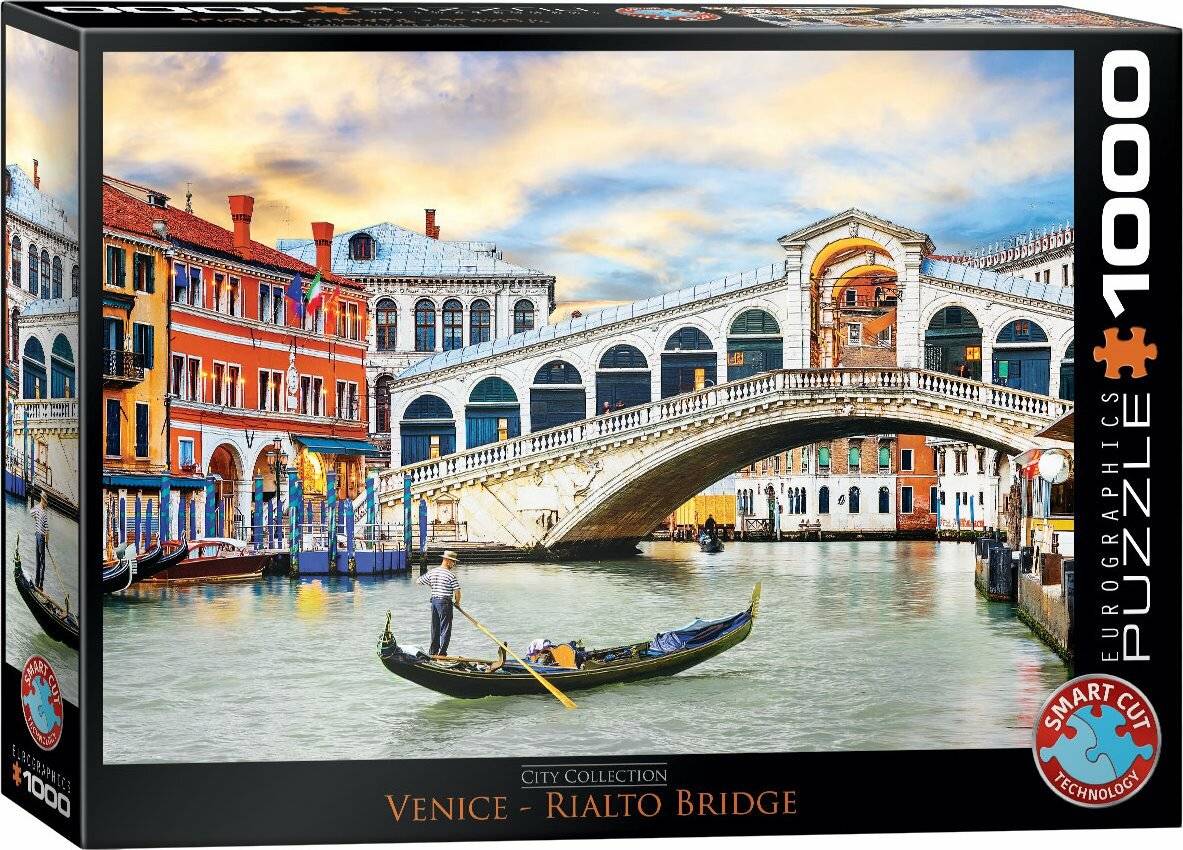 EUROGRAPHICS Puzzle Rialtobrücke, Venedig 1000 Teile