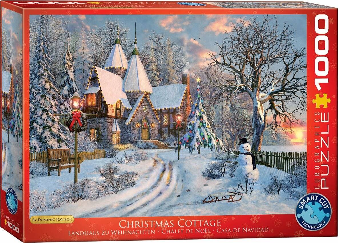 EUROGRAPHICS Weihnachtshäuschen Puzzle 1000 Teile