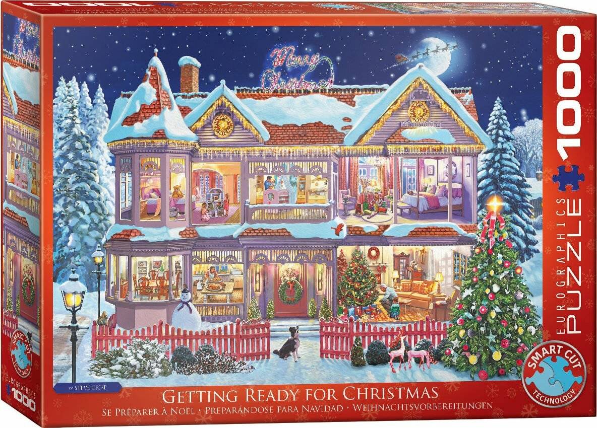 EUROGRAPHICS Puzzle Weihnachtsvorbereitungen 1000 Teile