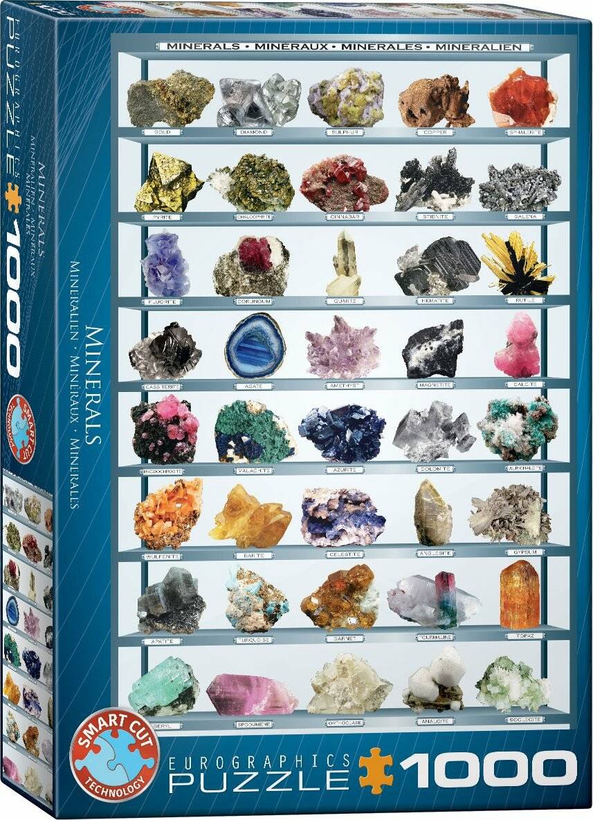 EUROGRAPHICS Puzzle Mineralien 1000 Teile
