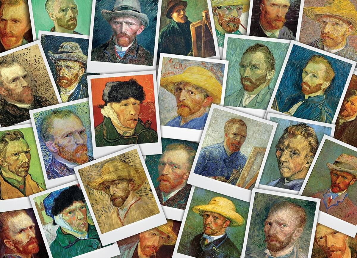 EUROGRAPHICS Van Gogh Selbstportraits Puzzle 1000 Teile