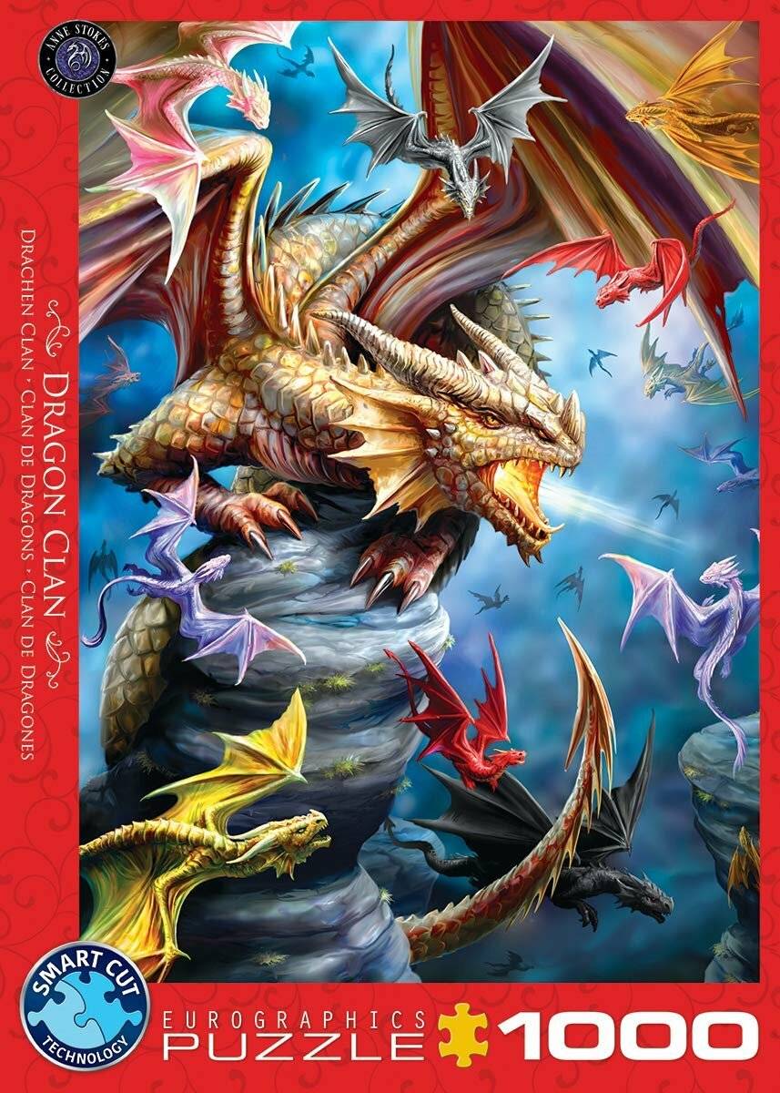 EUROGRAPHICS Puzzle Drachenclan 1000 Teile