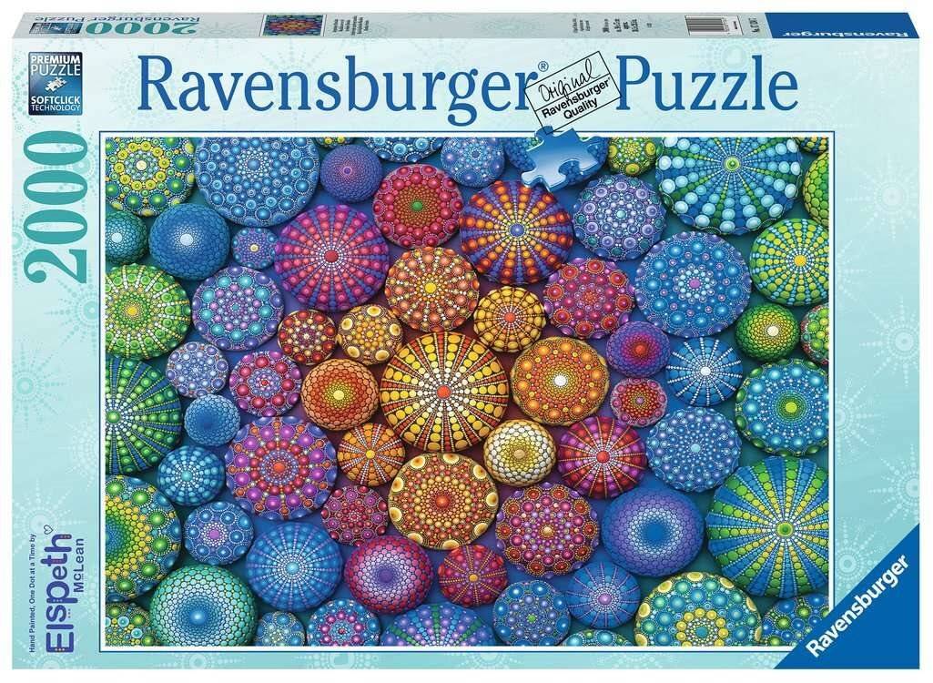 RAVENSBURGER Regenbogen Mandala Puzzle 2000 Teile