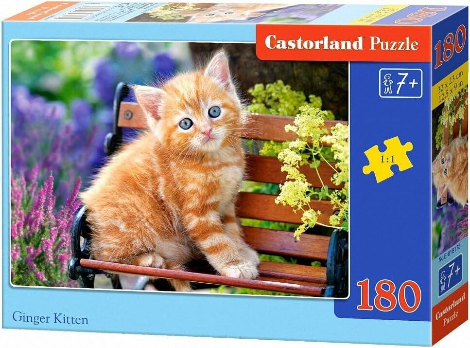 CASTORLAND Puzzle Ingwer-Kätzchen 180 Teile