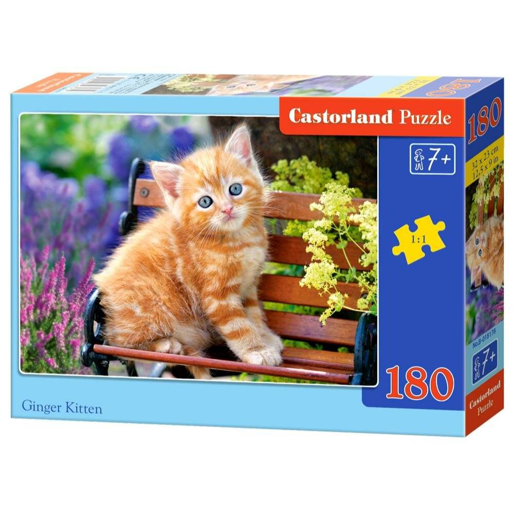 CASTORLAND Puzzle Ingwer-Kätzchen 180 Teile