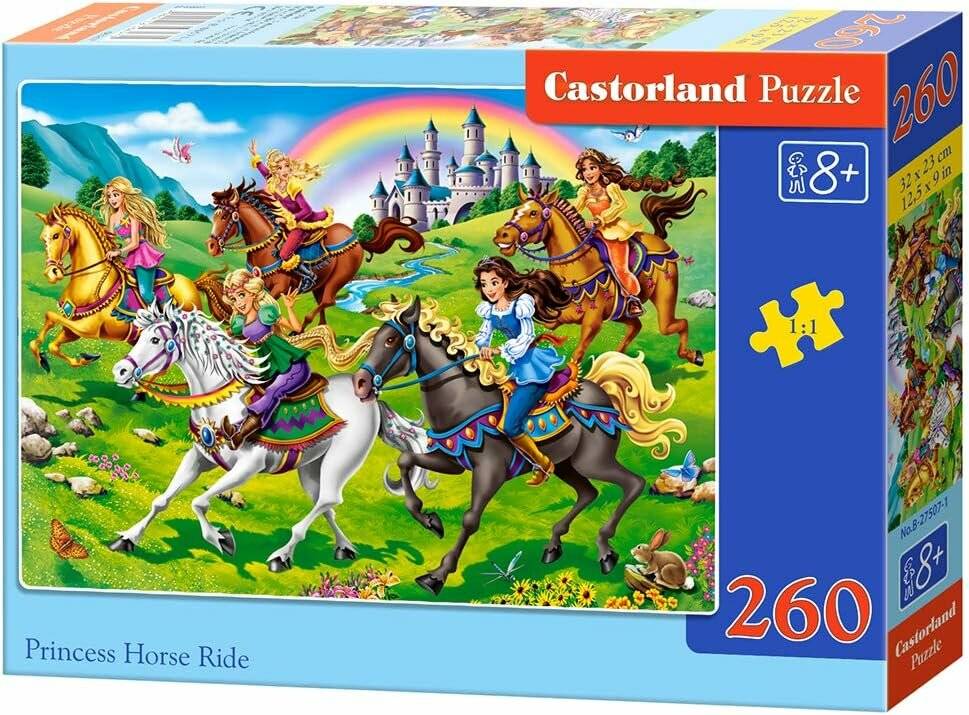 CASTORLAND Puzzle Prinzessinnen auf einer Fahrt 260 Teile