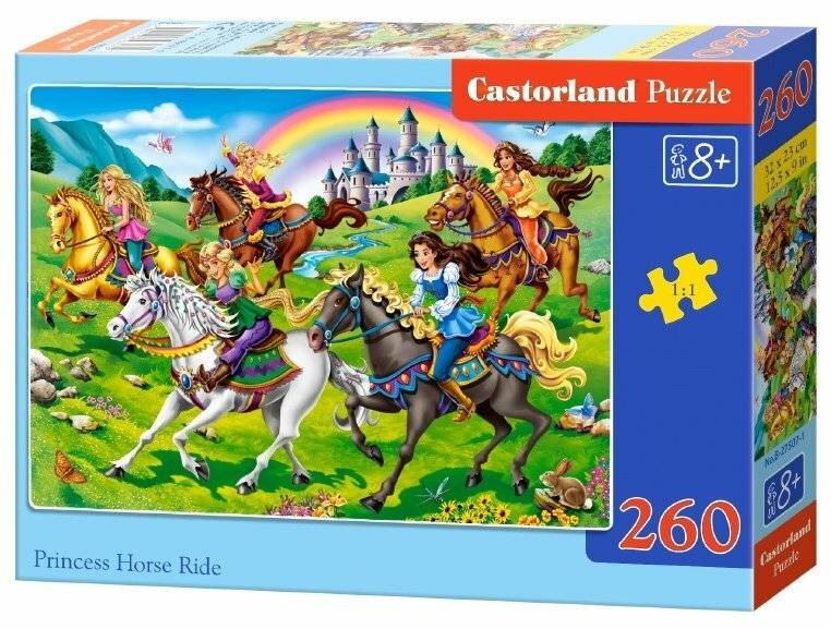 CASTORLAND Puzzle Prinzessinnen auf einer Fahrt 260 Teile