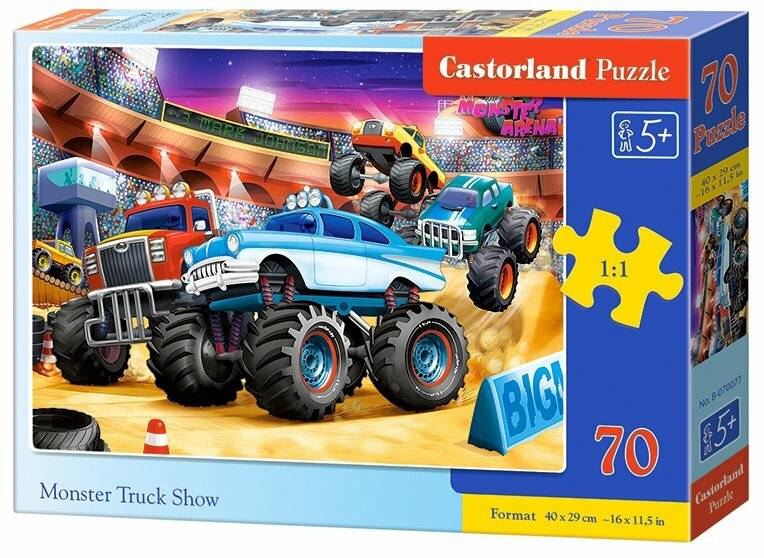 CASTORLAND Puzzle Monster Truck Show 70 Teile