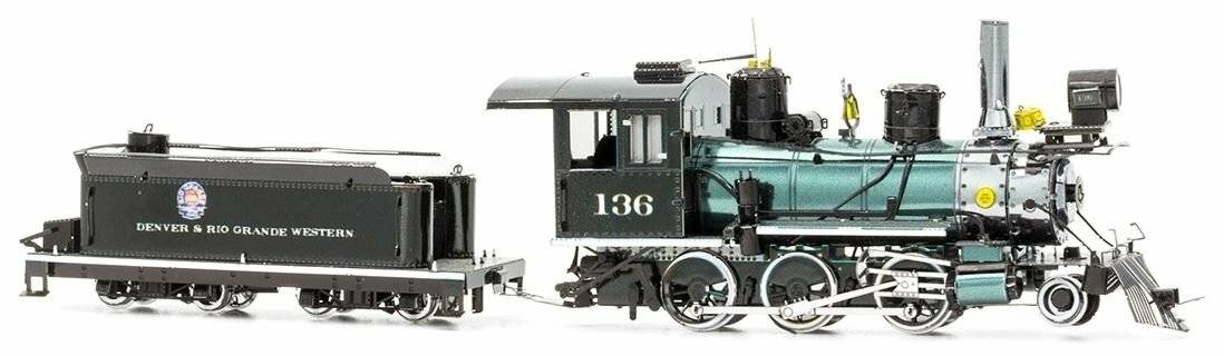 METAL EARTH 3D-Puzzle Wilder Westen: 2-6-0 Lokomotive