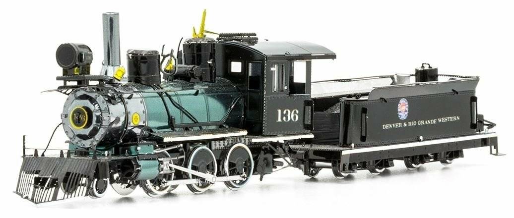 METAL EARTH 3D-Puzzle Wilder Westen: 2-6-0 Lokomotive