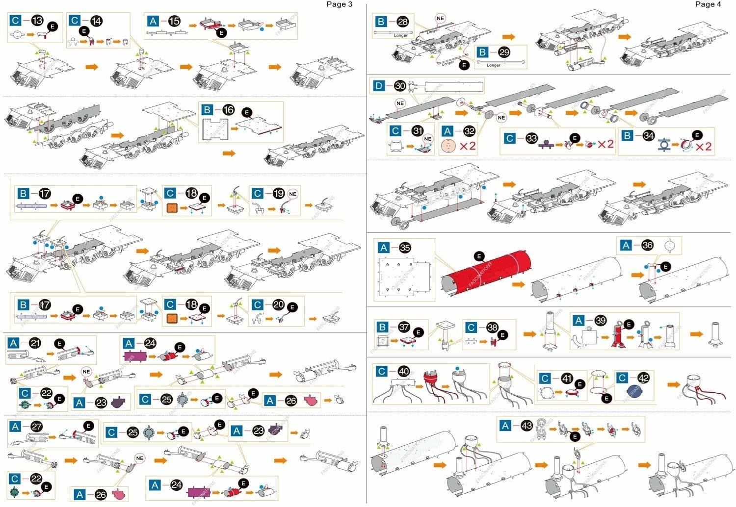 METAL EARTH 3D-Puzzle Wilder Westen: 2-6-0 Lokomotive