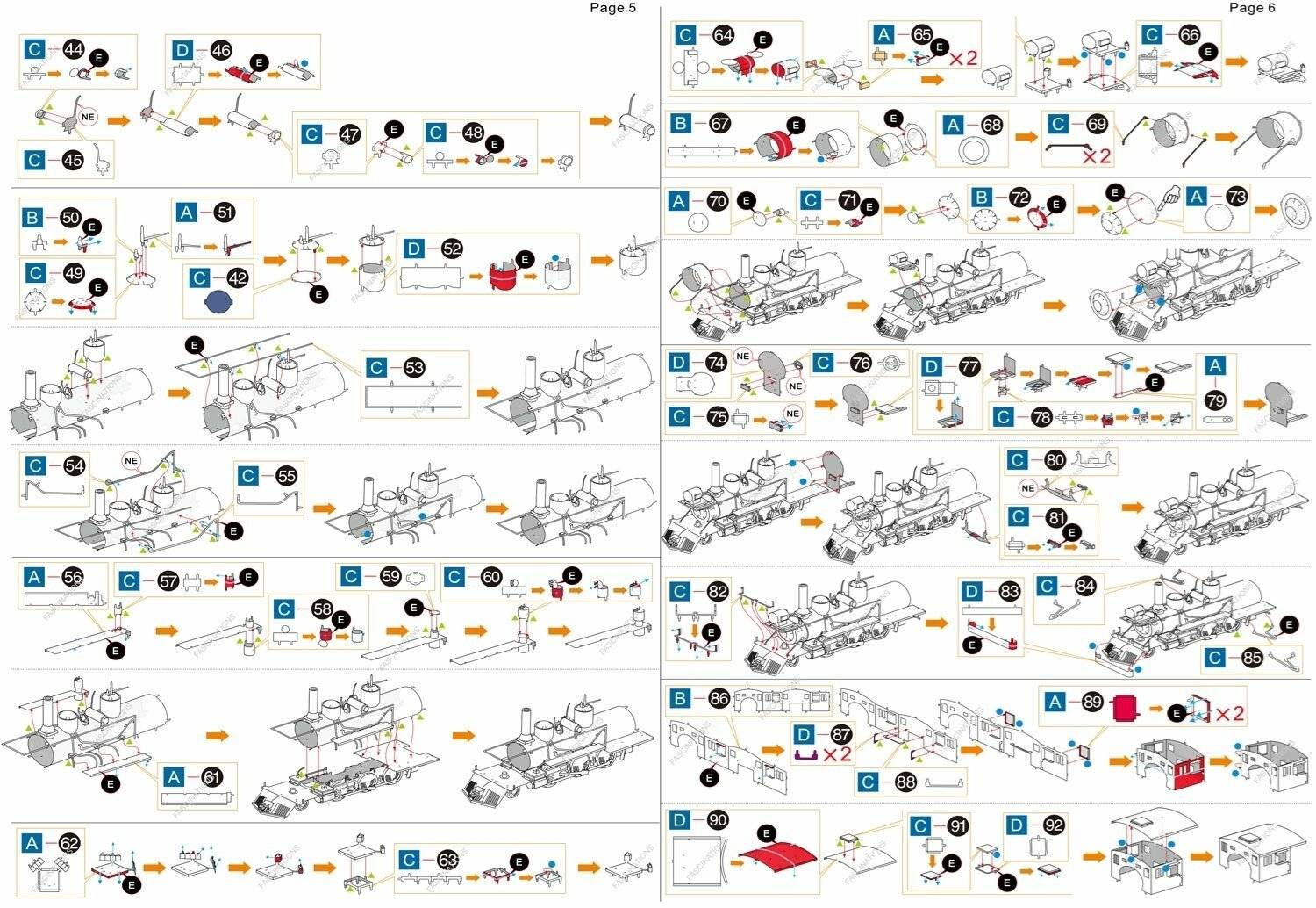 METAL EARTH 3D-Puzzle Wilder Westen: 2-6-0 Lokomotive