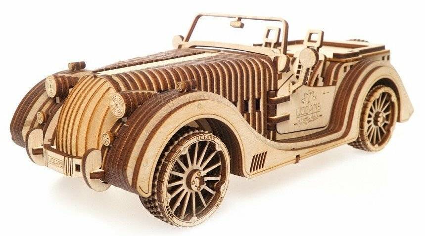 UGEARS 3D-Puzzle Roadster VM-01, 437 Teile