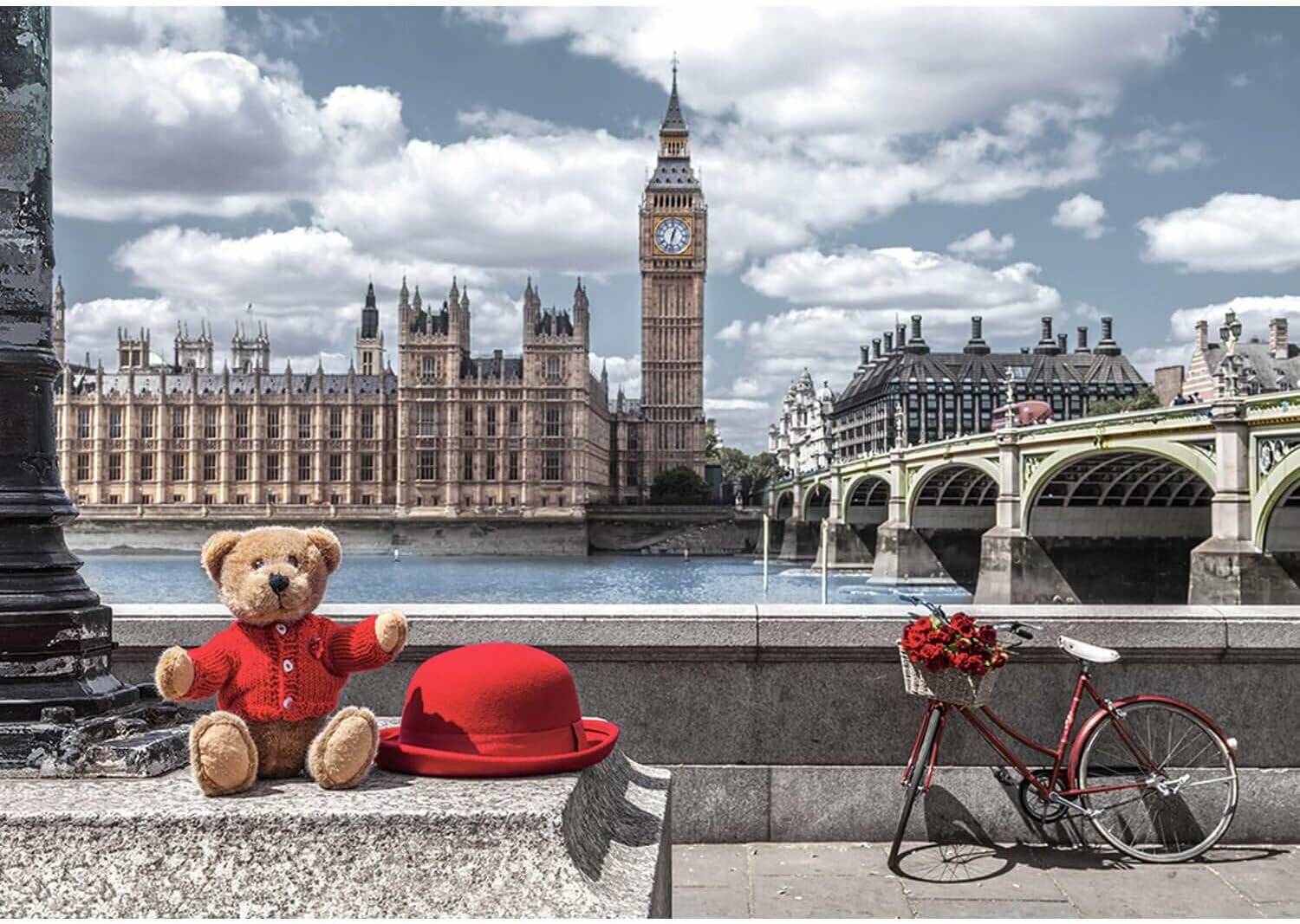 CASTORLAND Puzzle Kleiner Reisender in London 500 Teile