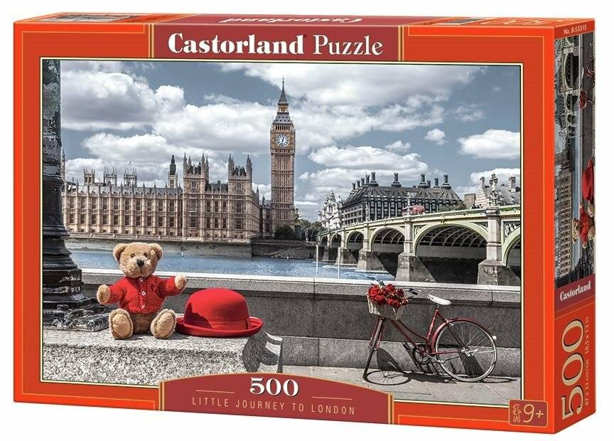 CASTORLAND Puzzle Kleiner Reisender in London 500 Teile