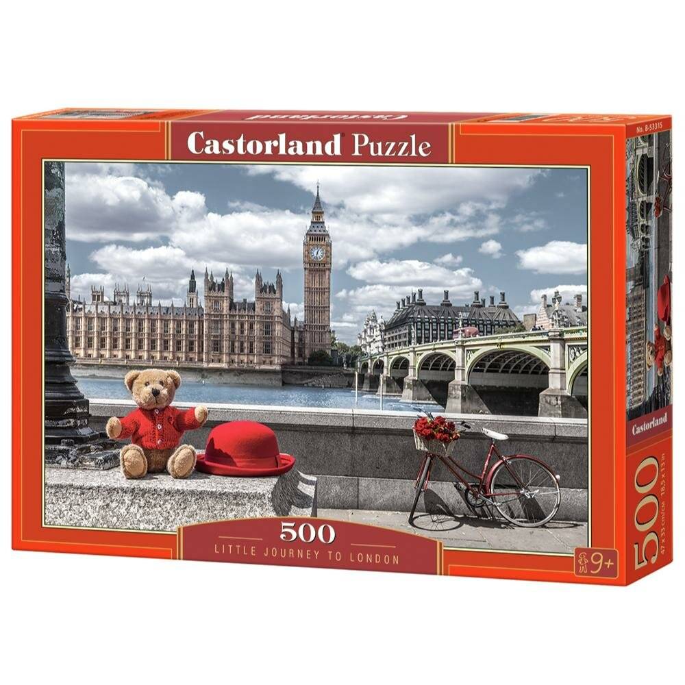 CASTORLAND Puzzle Kleiner Reisender in London 500 Teile