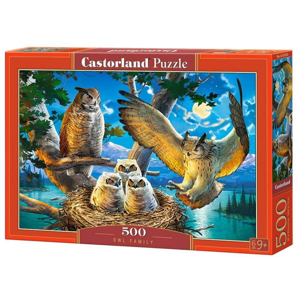 CASTORLAND Eule Familienpuzzle 500 Teile