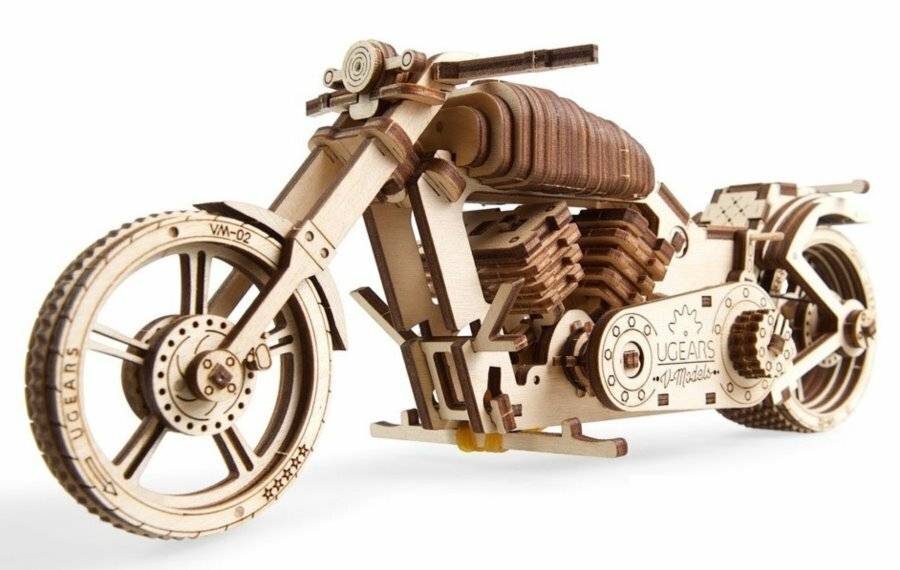 UGEARS 3D-Puzzle Motorrad 189 Teile