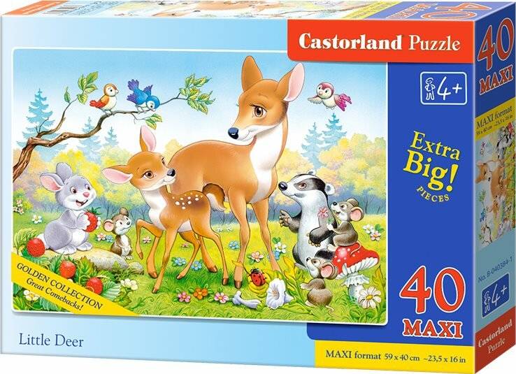 CASTORLAND Puzzle Kleine Schubkarre MAXI 40 Teile
