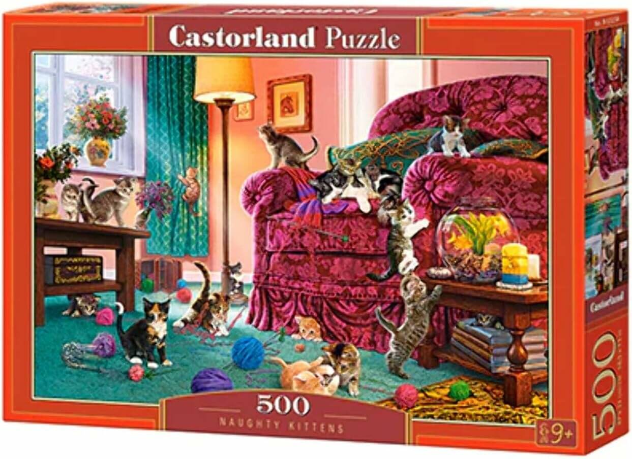 CASTORLAND Puzzle Freche Kätzchen 500 Teile