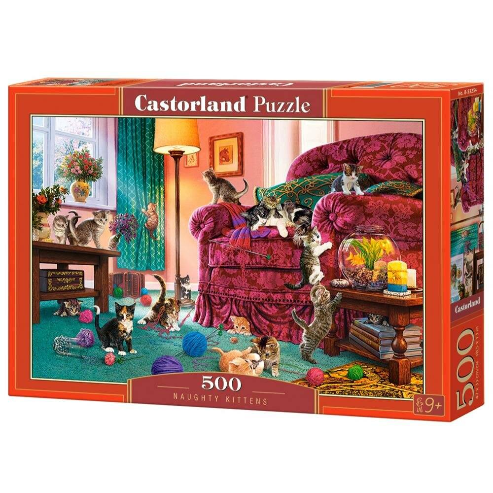 CASTORLAND Puzzle Freche Kätzchen 500 Teile
