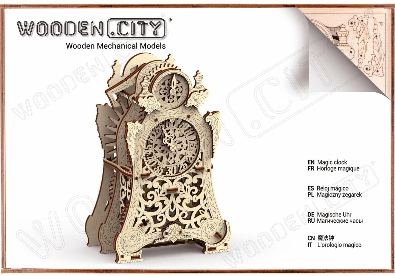 WOODEN CITY 3D-Puzzle Magic Clock 149 Teile