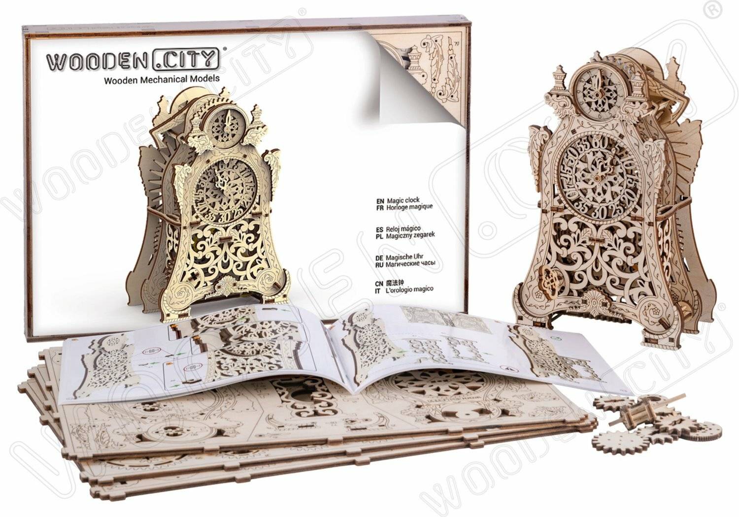 WOODEN CITY 3D-Puzzle Magic Clock 149 Teile