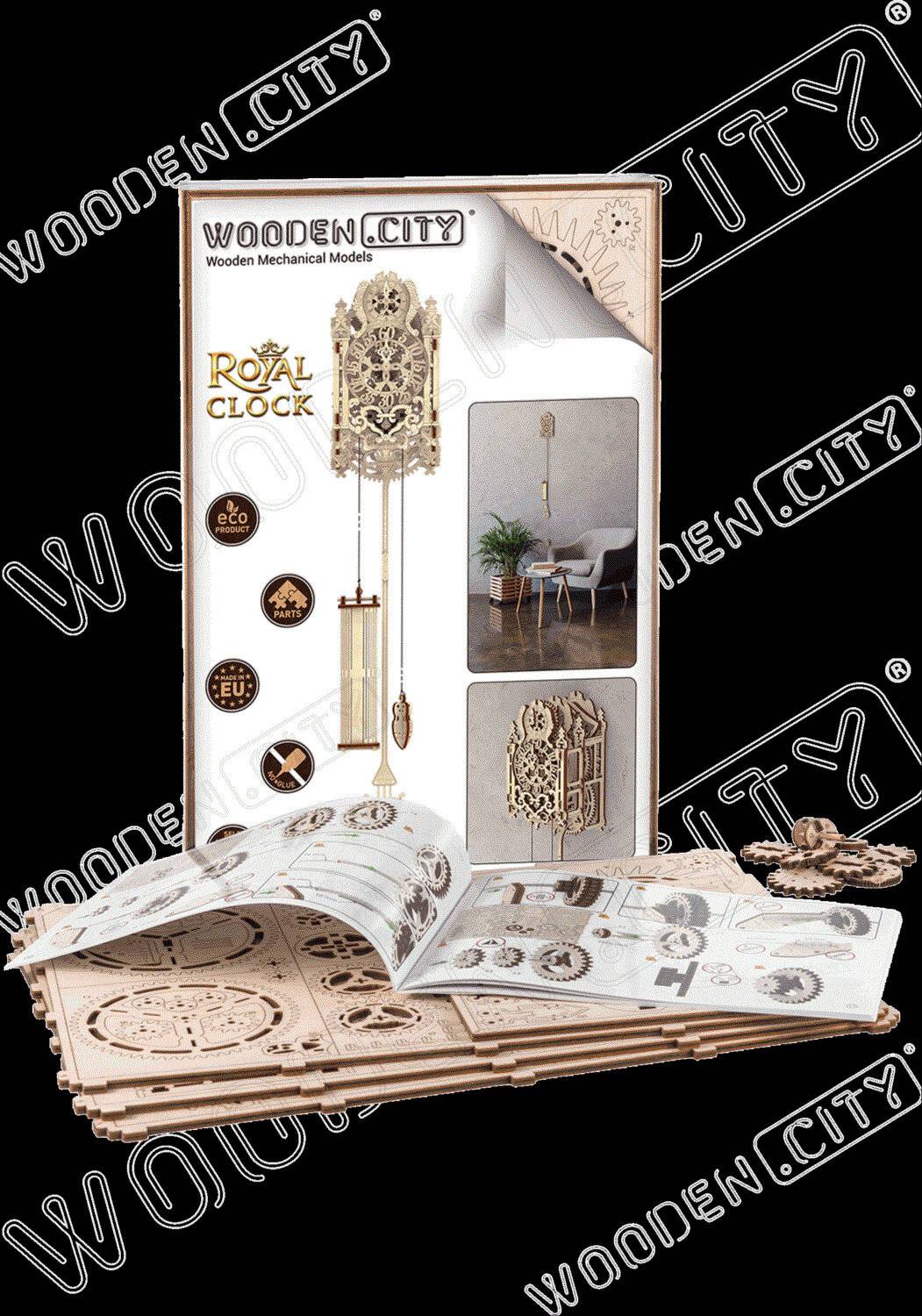 WOODEN CITY 3D-Puzzle Royal Clock 126 Teile