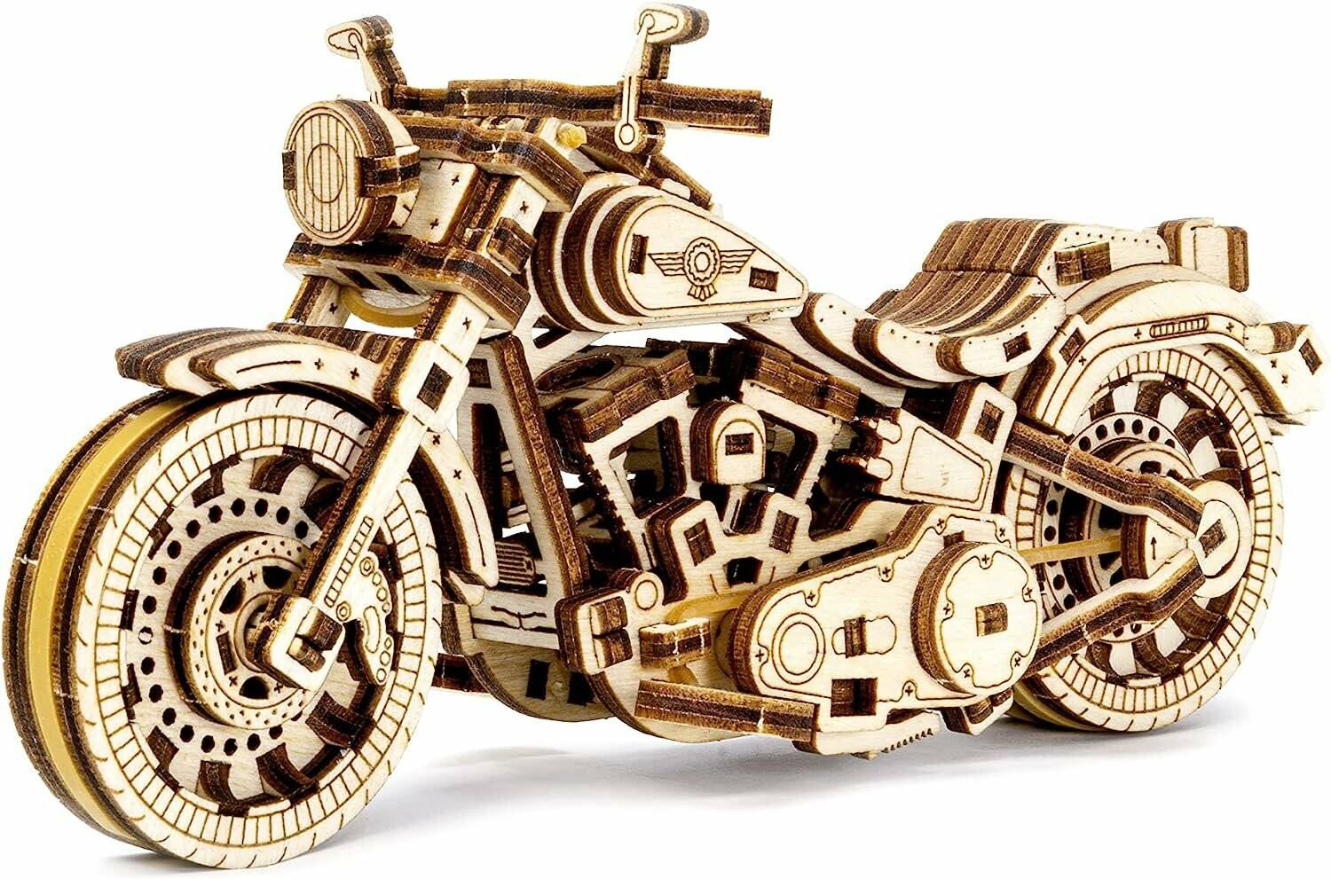 WOODEN CITY 3D-Puzzle Motorrad Cruiser V-Twin 168 Teile