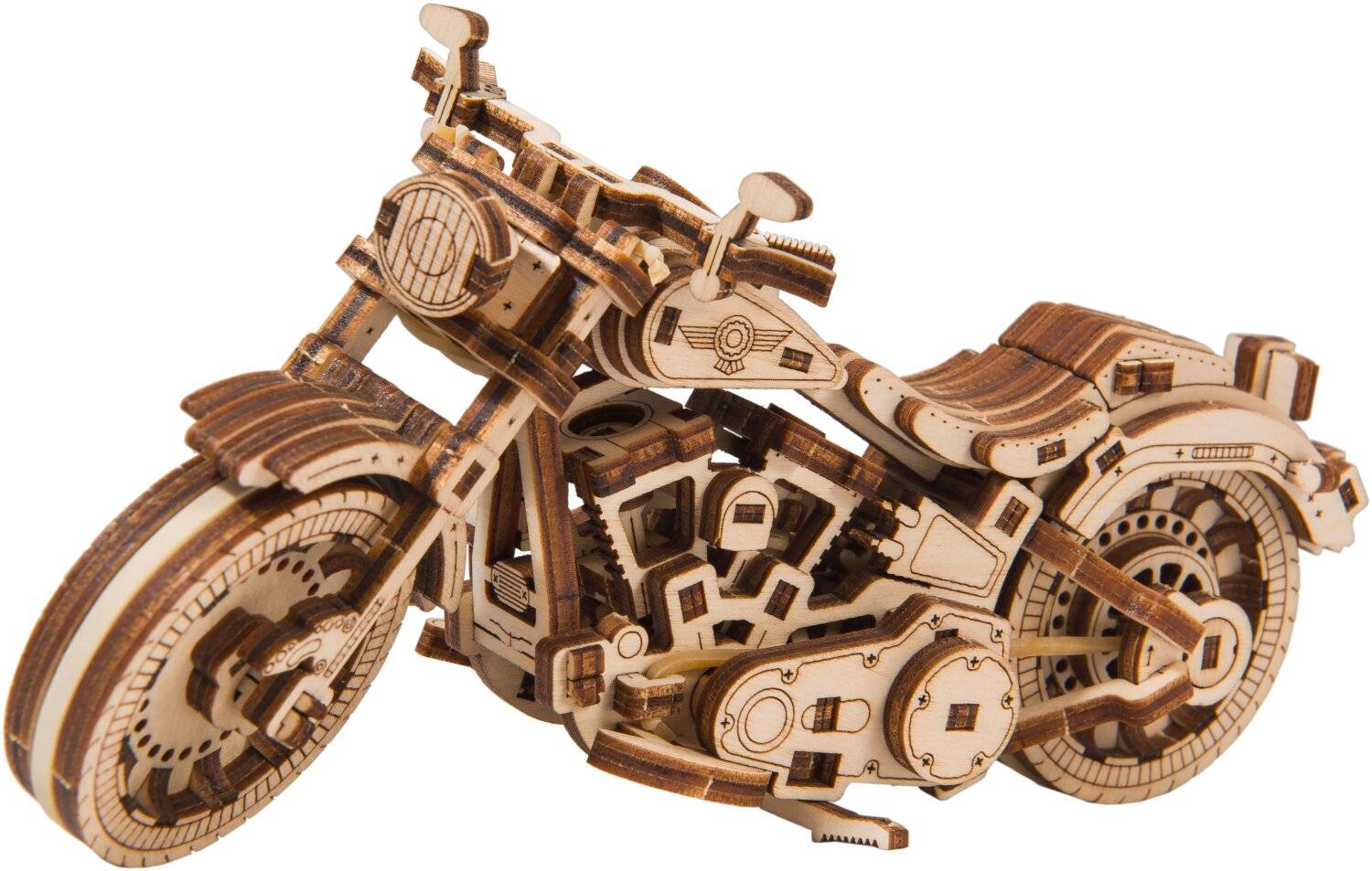 WOODEN CITY 3D-Puzzle Motorrad Cruiser V-Twin 168 Teile