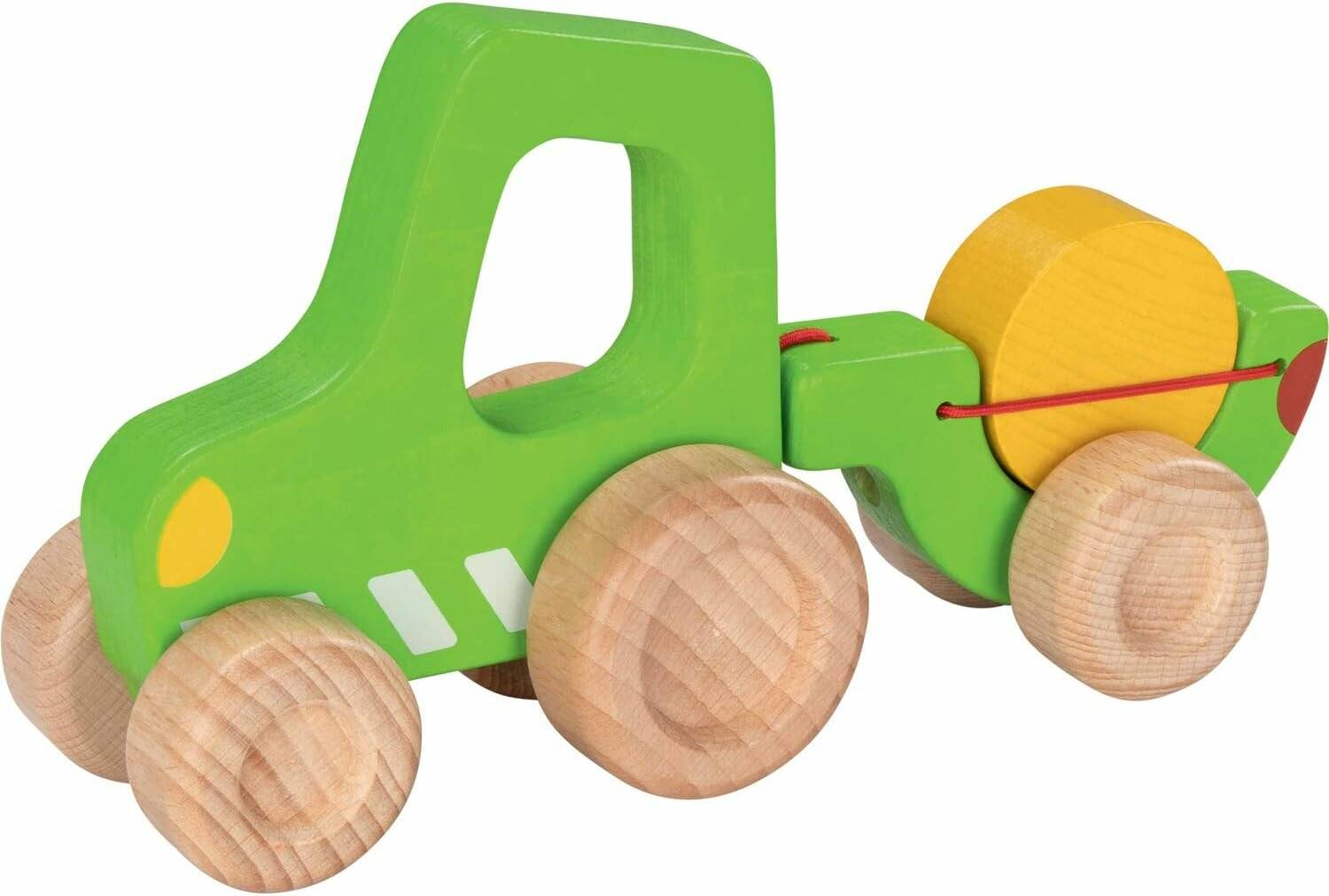 GOKI Holztraktor mit Abstellgleis