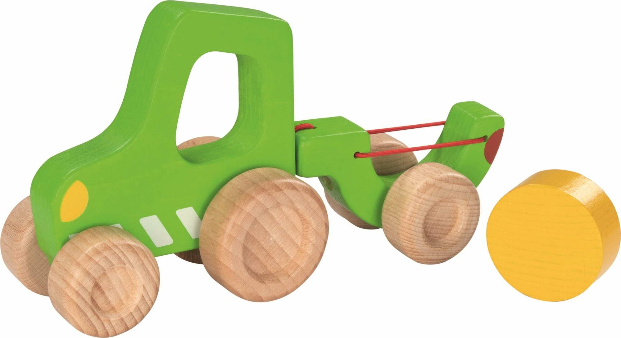 GOKI Holztraktor mit Abstellgleis