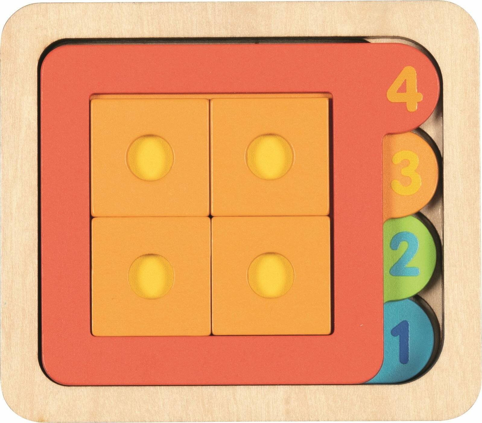 GOKI Multilayer-Puzzle Formen und Zählen
