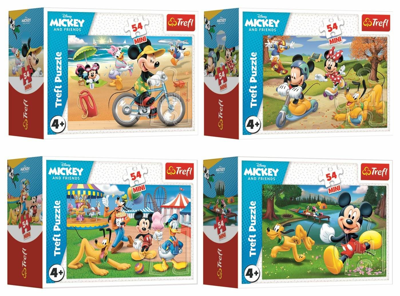 TREFL Display Puzzle Mickey Mouse: Magic Day 54 Teile (40 Stück)