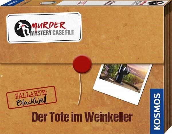 KOSMOS Murder Mystery Case File - Der Tote im Weinkeller, Partyspiel